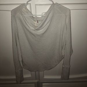 Free people Waffle tee